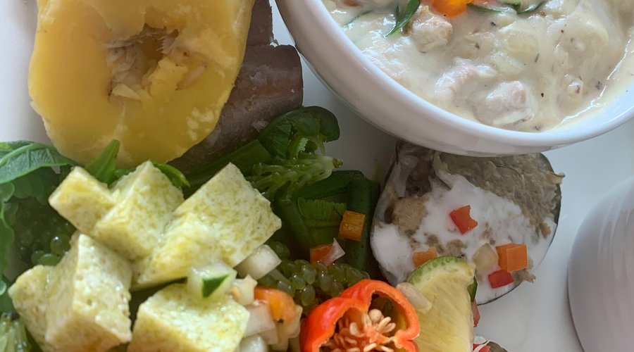 Kanalevu seafood platter.