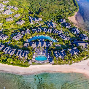 Aerial overview of the InterContinental Fiji Golf Resort & Spa