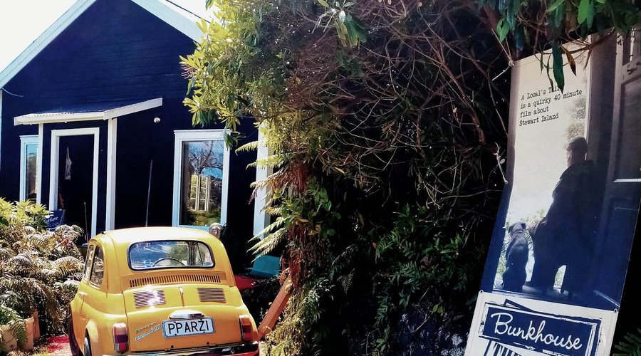 The Bunkhouse, historic building on Stewart Island and now the home of A Local's Tail, 40 minute film about the Island.