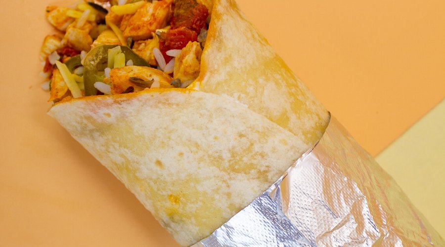 Onze beroemde Mexicano burrito wrap!