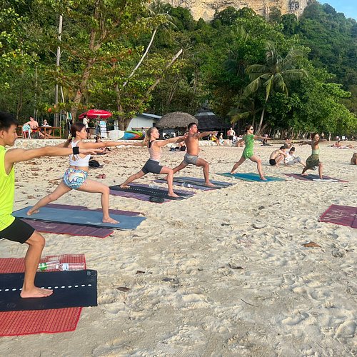 Beach Yoga at Ao Nang, Krabi - Yoga Balance Thailand