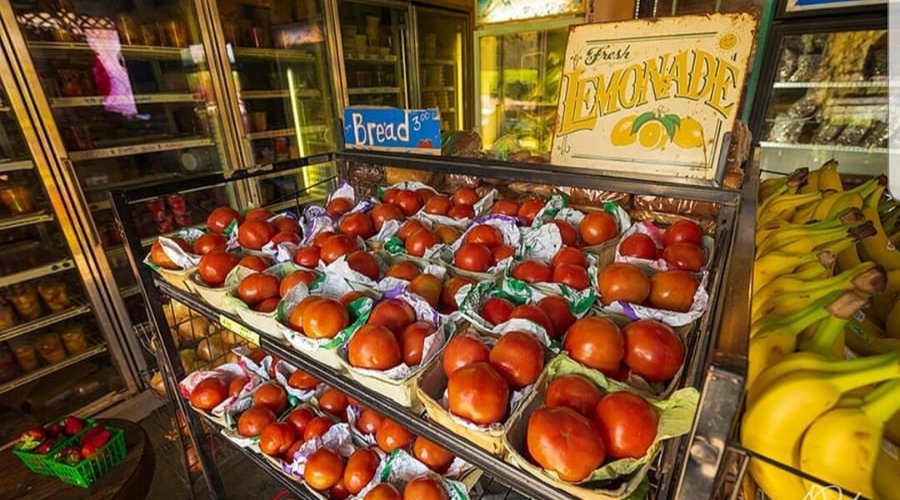 We always have field grown tomatoes.