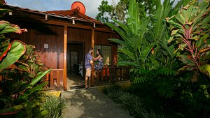 Hotel Rancho Cerro Azul in La Fortuna de San Carlos, image may contain: Hotel, Resort, Villa, Rainforest