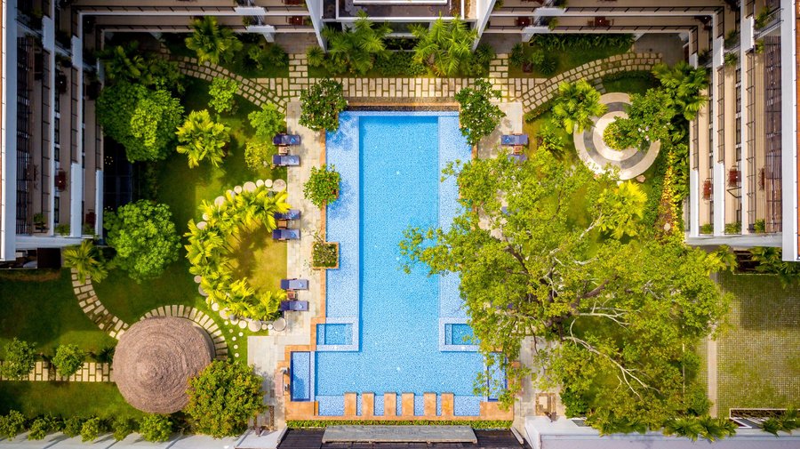 Swimming Pool, Aerial View