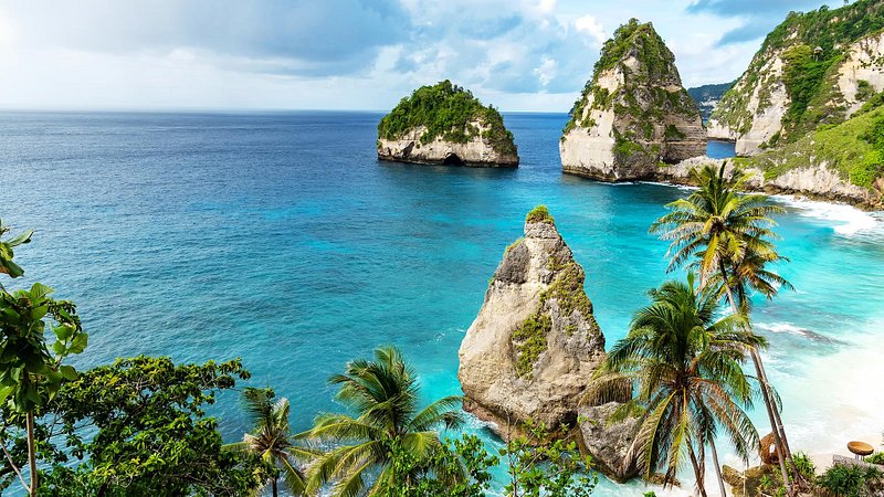 Diamond Beach in Nusa Penida, Bali, Indonesia
