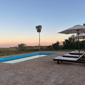 ¡La pileta es increible! con vista a la laguna Iberá.