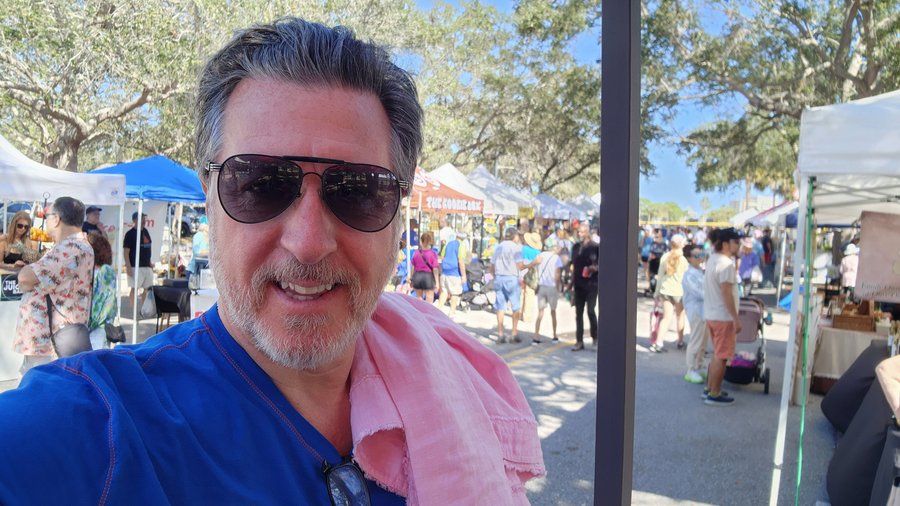ROSARIO S. CASSATA AT THE PALM BEACH GARDENS GREENMARKET , PLAM BEACH FLORIDA.