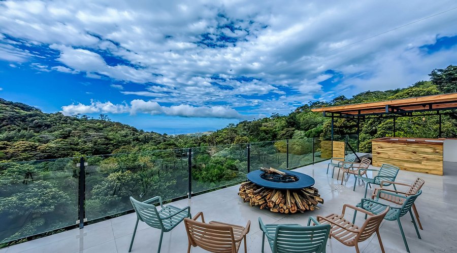 The views from our Endémica Restaurant. 