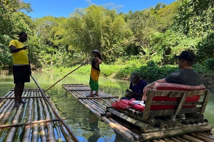 2024 Martha Brae River Bamboo Rafting Experience from Montego Bay