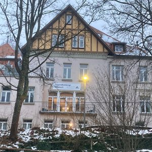 Etwas den Hang hinauf 