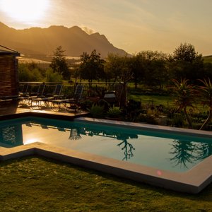 Pool Views onto the Kasteelberg