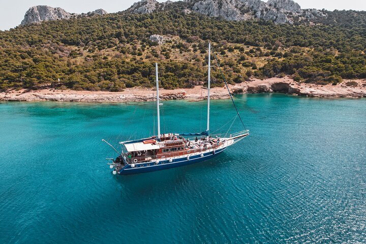 2024 Full Day Sailing Tour from Athens to Agistri Moni and Aegina