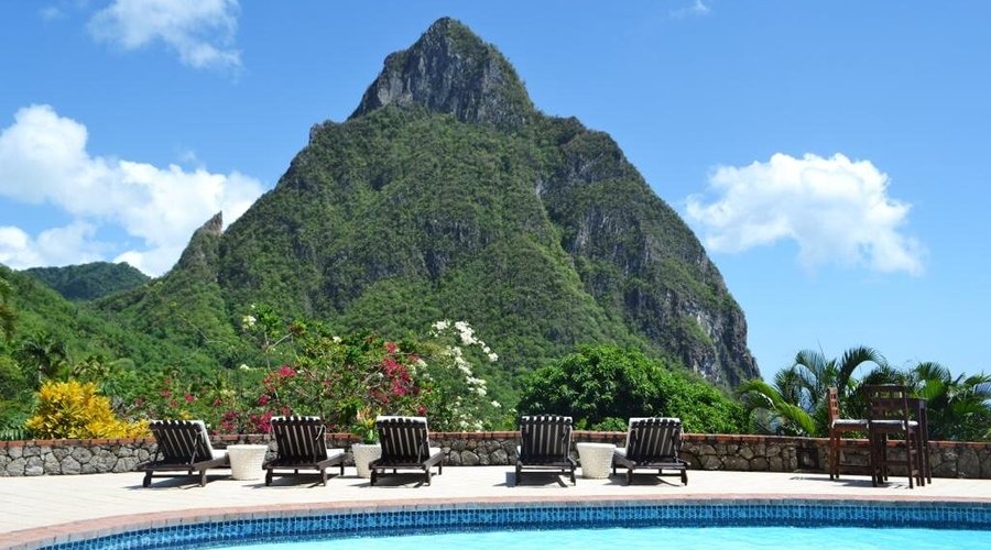View from restaurant pool
