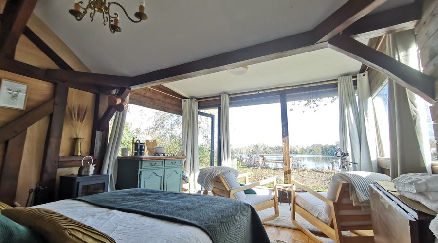 La cabane du lac avec vu panoramique sur le lac