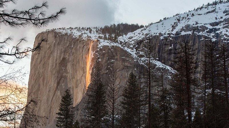 Firefall at Yosemite National Park