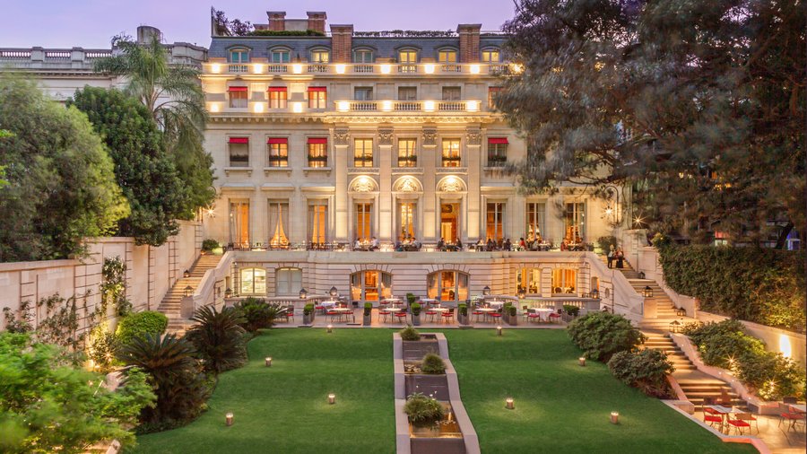 Palacio Duhau-Park Hyatt Buenos Aires gardens.