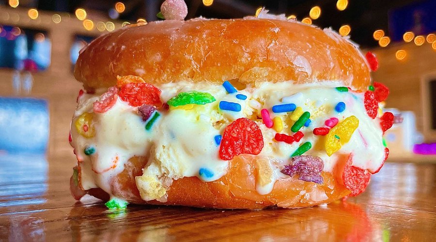 Our Signature Ice Cream Donut