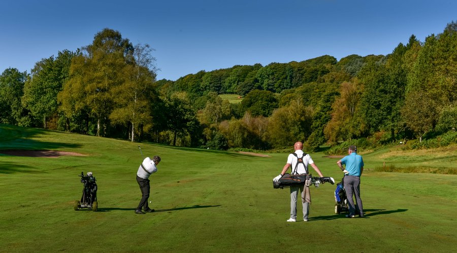 Par 5 5th hole at Pleasington