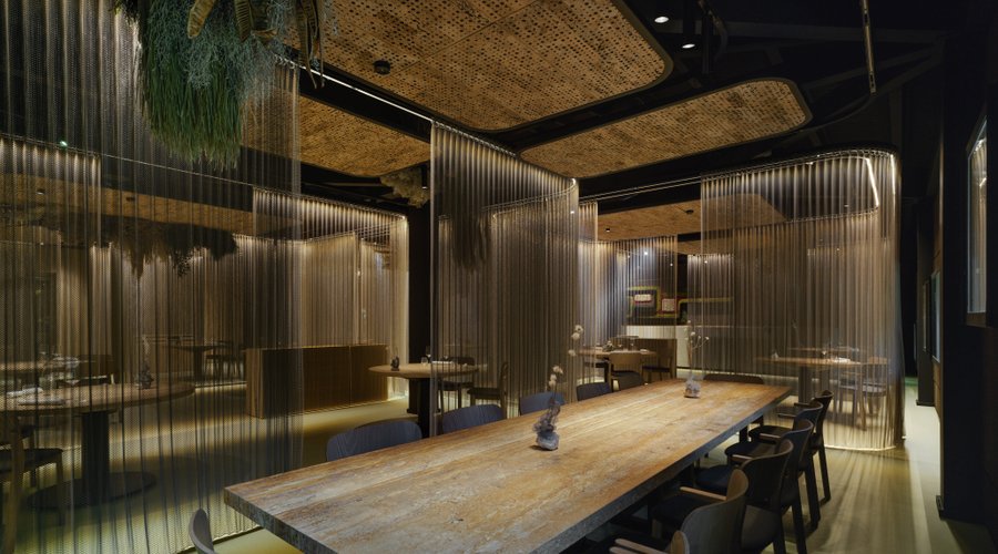 Interior del restaurante.
