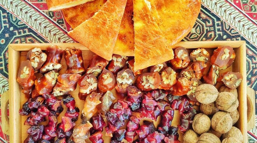 Our dry fruits and Gata)