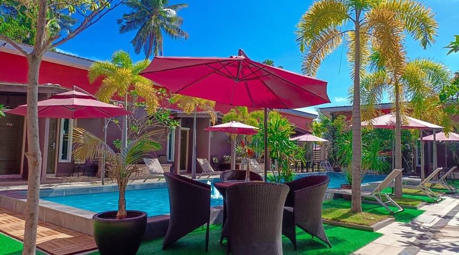 swimming pool area