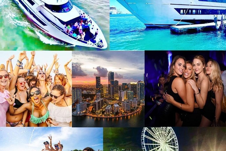 miami beach yacht party & club photos