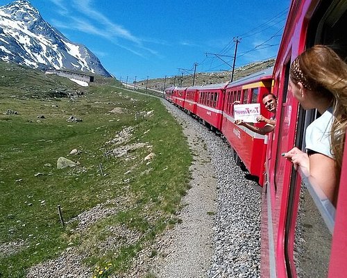 train trips in swiss alps