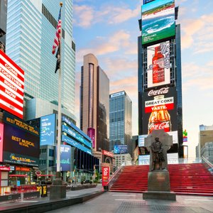The Crowne Plaza Times Square, overlooking Times Square!