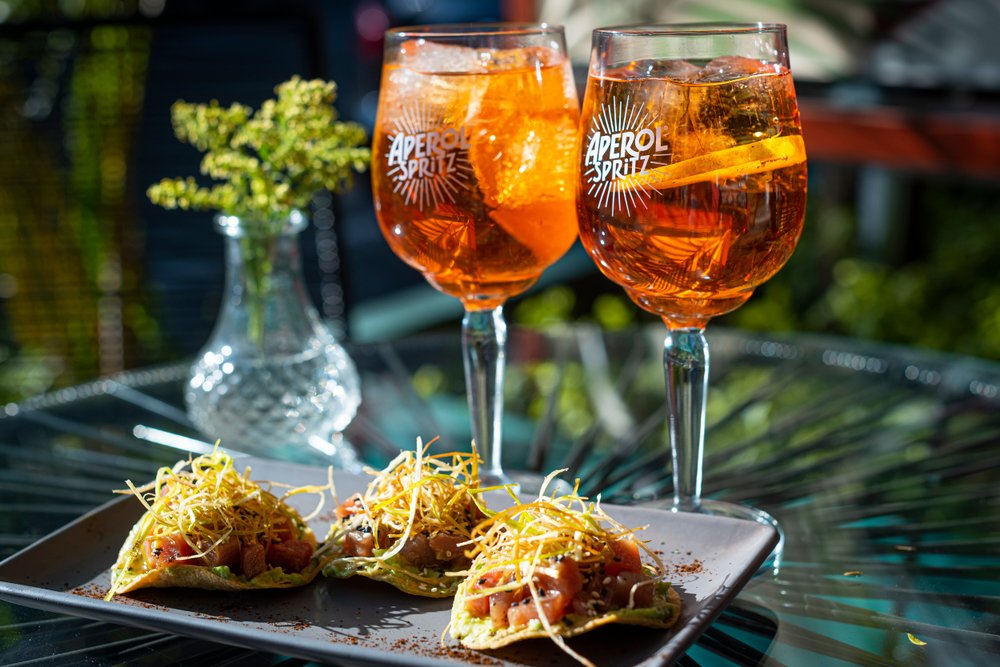 Tostadas Atún Aperol