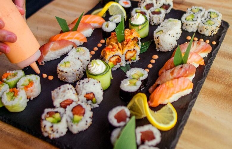 Plateau de sushis