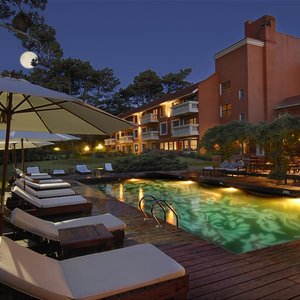 Pool at night