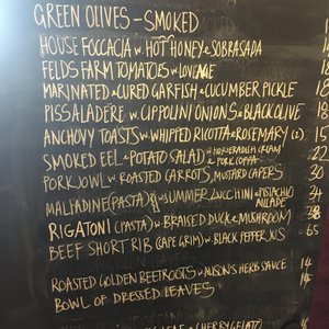 We had the Garfish, Pissaladere, Smoked Eel and the Beetroot. Beautiful flavours.