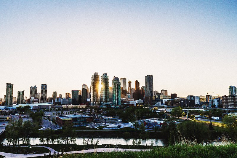 Arranha-céus em Calgary, no Canadá