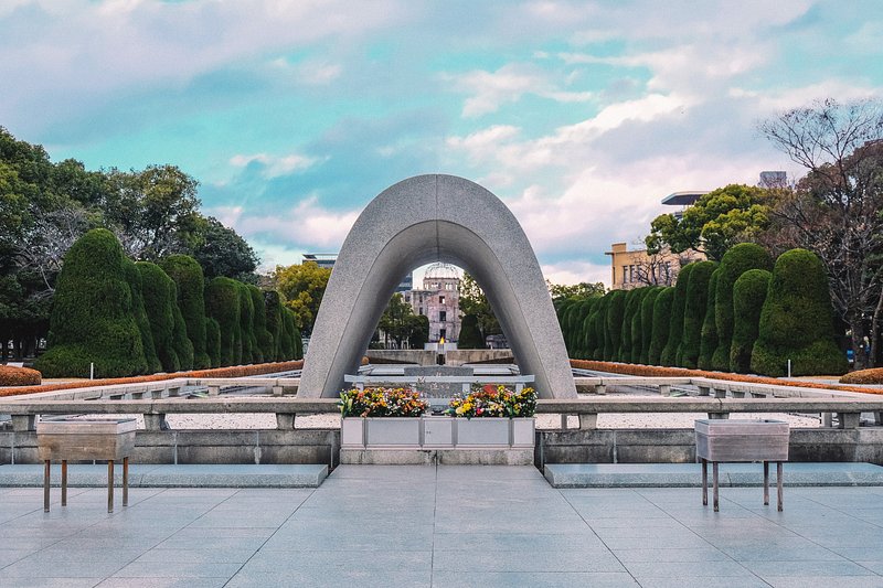 Friedenspark in Hiroshima, Japan