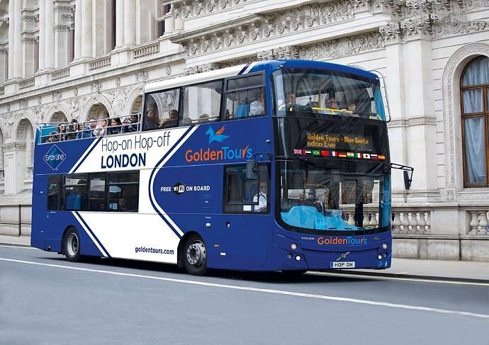 golden tours london open top bus