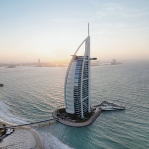 Burj Al Arab Jumeirah Aerial View