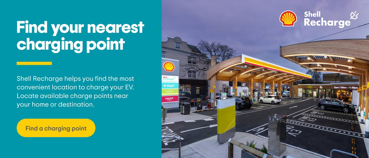 Find your nearest charging point