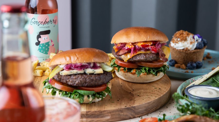 Our most loved burgers - Delaware & Little John.