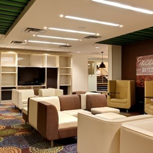 Take a load off and relax in our lobby lounge.