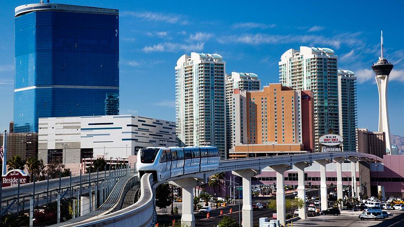 Monorail in Las Vegas, Nevada