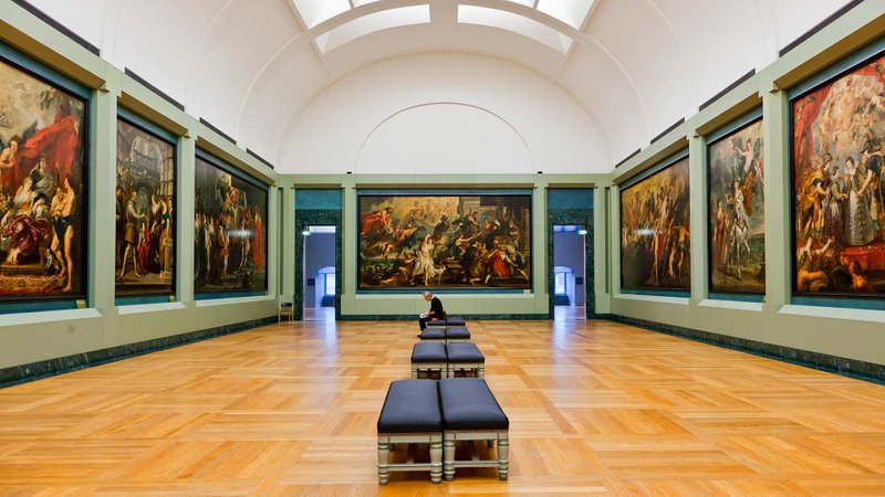 Rubens Gallery in the Louvre Museum 