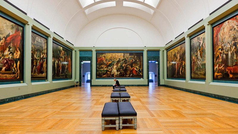 Rubens Gallery in the Louvre Museum 
