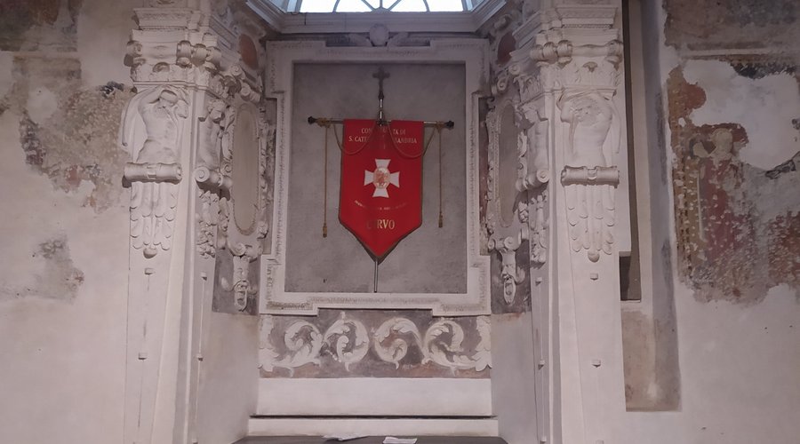 GONFALONE DELLA CONFRATERNITA SANTA CATERINA D'ALESSANDRIA