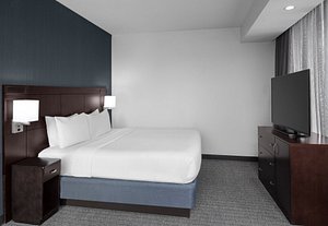 Be productive while on the road with our luxury bedding, well-lit work area, and free WiFi.