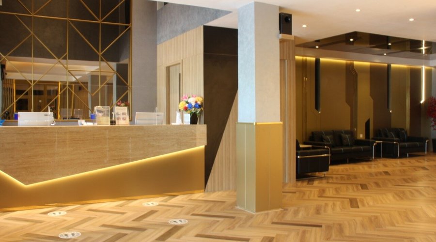 Lobby luxury and comfortable with modern architectural design