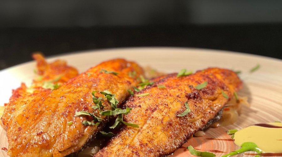 Tandoori sea bass 