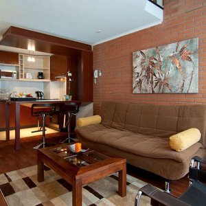 LOFT LIVING ROOM KITCHENETTE