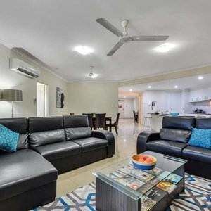 Two Bdrm Premier Apt Living Room