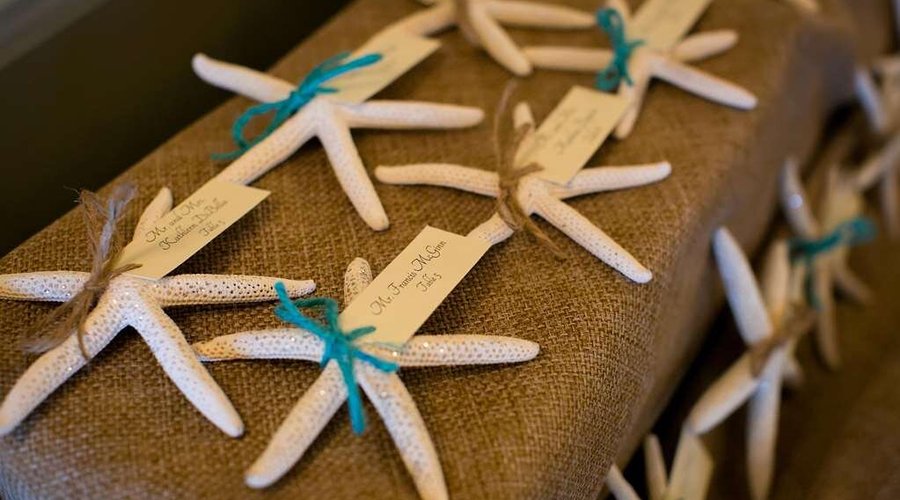 place card closeup