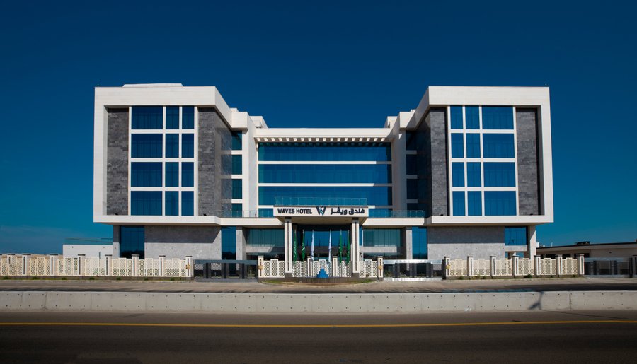 Hotel Facade Highway View